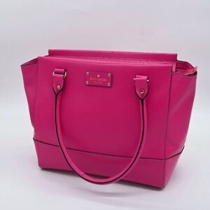 kate spade Hot Pink Leather Tote NWOT